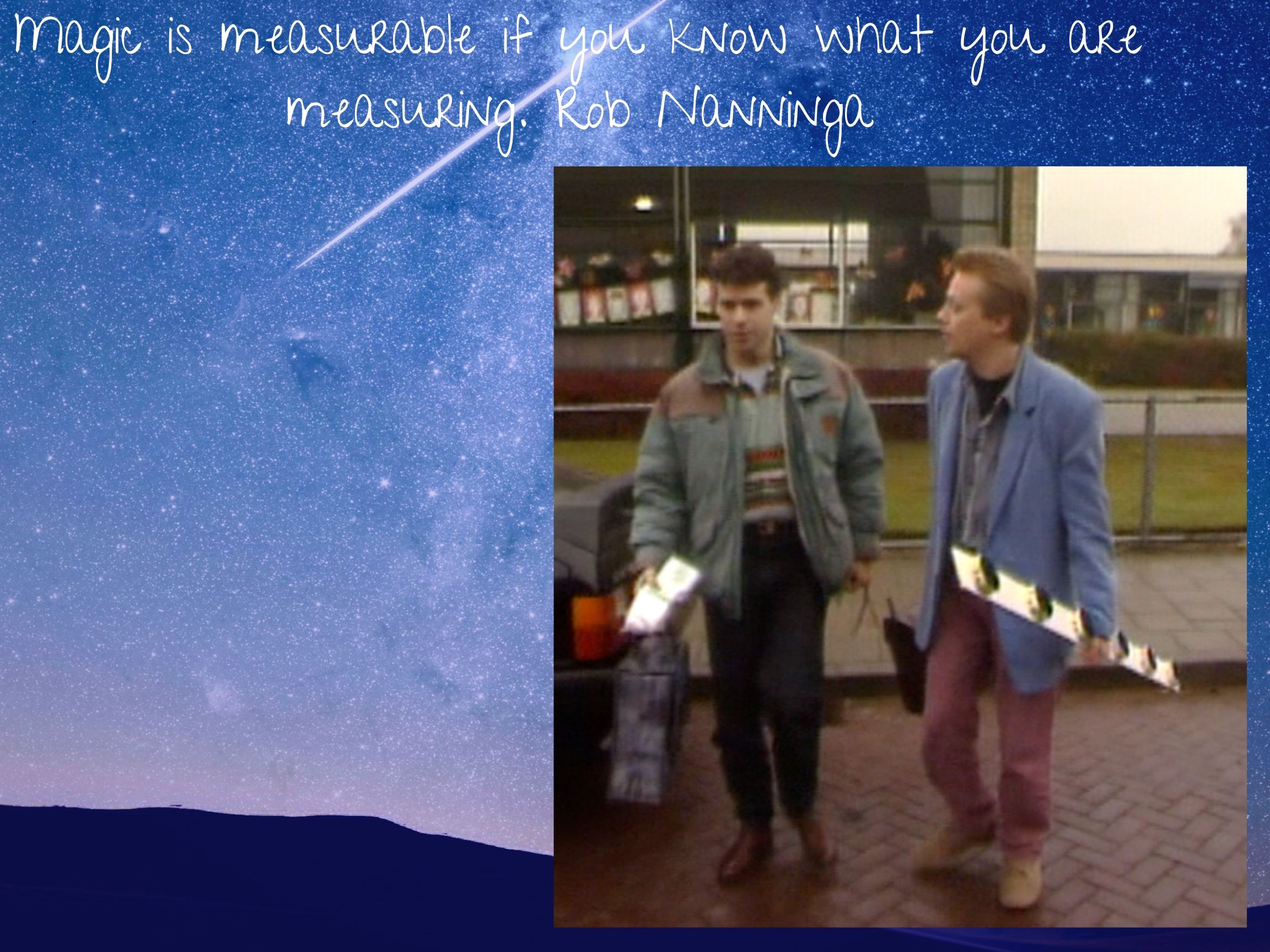 Rob Nanninga quote

Magic is measurable if you know what you are measuring